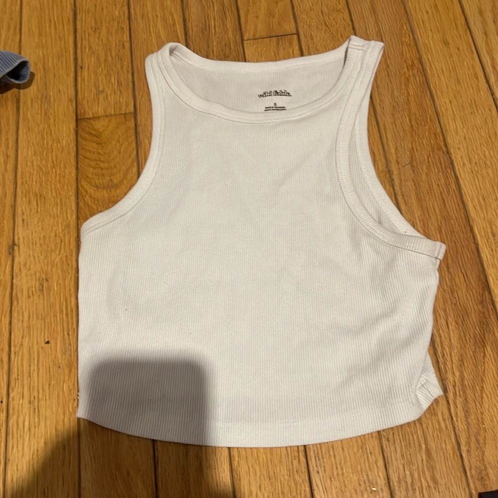 White crop top tank top target brand
